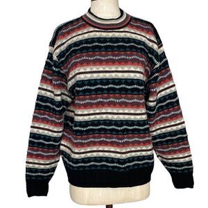 Plato’s Luomo vintage Italian wool chunky 3D sweater